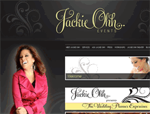 Tablet Screenshot of jackieohhevents.com